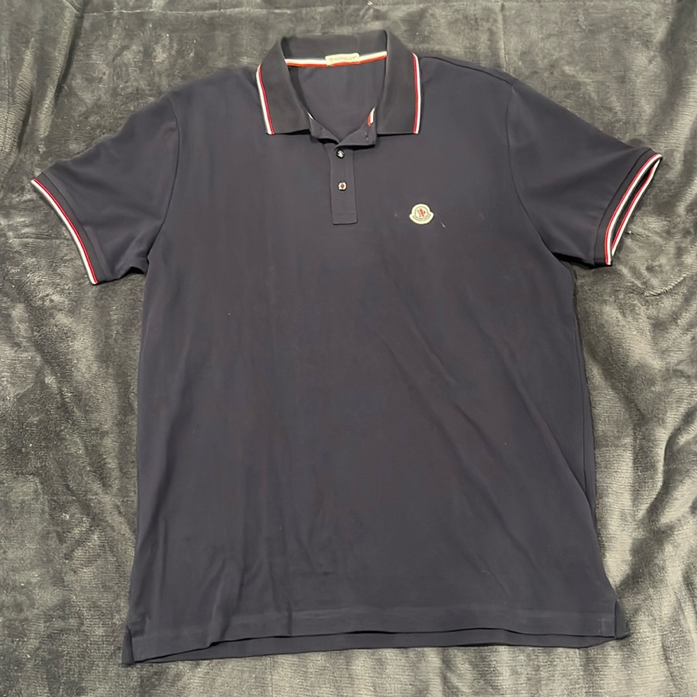 Moncler Logo Patch Short-Sleeved Polo Shirt